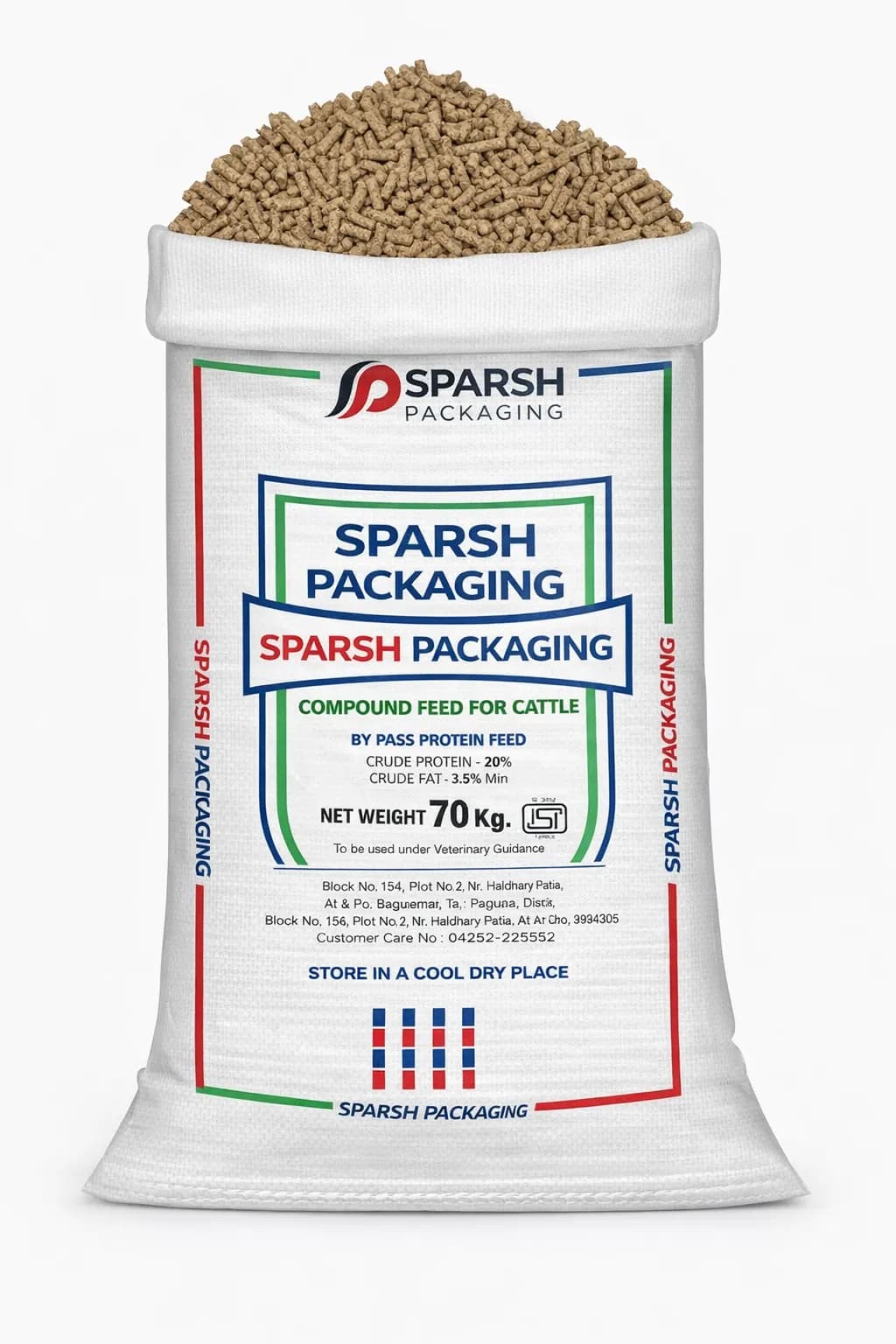 Packaging for Cattle Feed Manufacturer