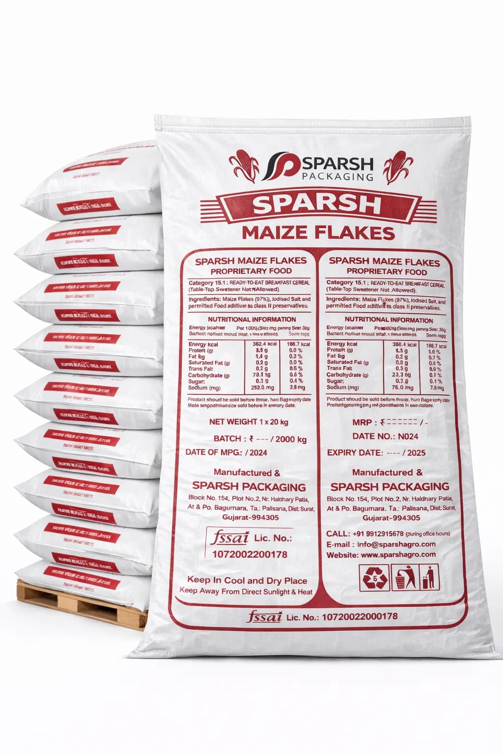 Packaging for Poha Mill