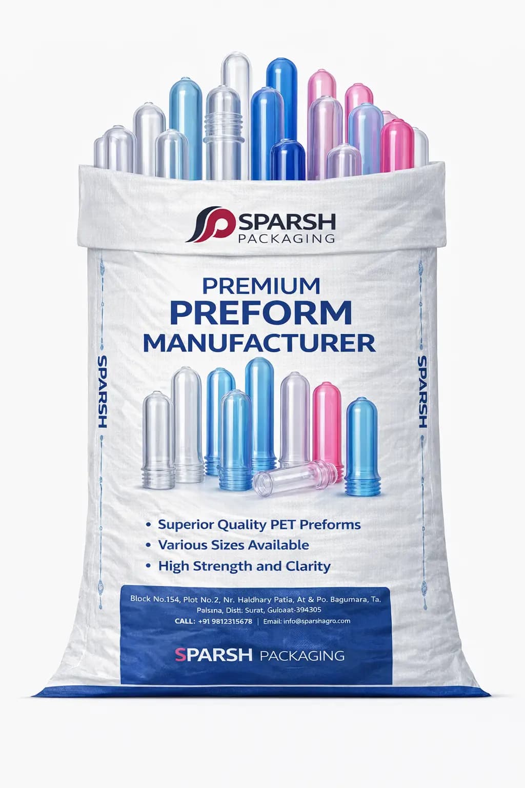 Packaging for Preform Manufacturer
